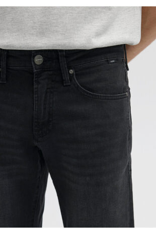 جین خاکستری فاق نرمال مردانه ماوی | 20218775