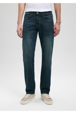 جین سفید فاق نرمال مردانه ماوی | 20231266