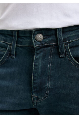 جین سفید فاق نرمال مردانه ماوی | 20231266