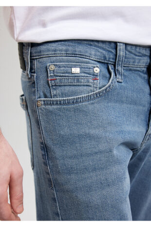 جین آبی فاق نرمال مردانه ماوی | 20233454