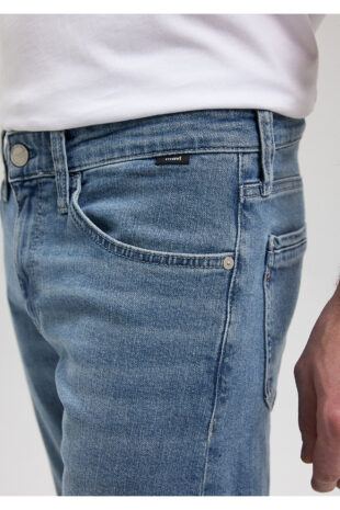 جین آبی فاق نرمال مردانه ماوی | 20233454