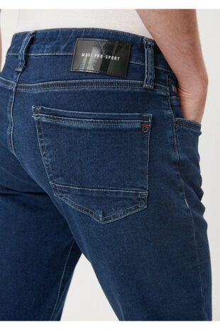 شلوار لاجورد فاق نرمال مردانه ماوی | 422