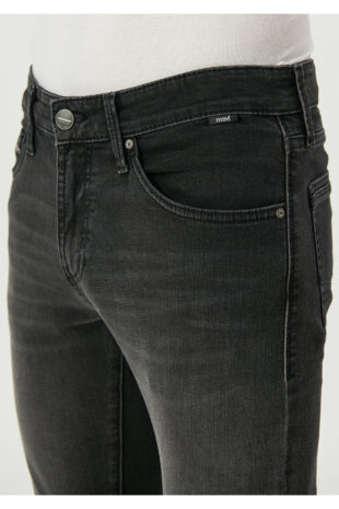 جین سیاه فاق نرمال مردانه ماوی | 42218775