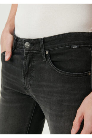 جین سیاه فاق نرمال مردانه ماوی | 42218775