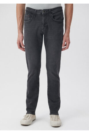 شلوار آبی فاق نرمال مردانه ماوی | 422