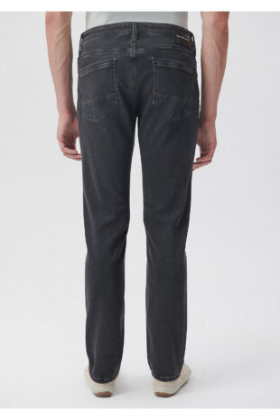 شلوار خاکستری فاق نرمال مردانه ماوی | 422