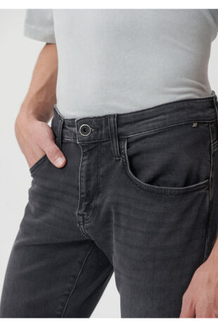 شلوار آبی فاق نرمال مردانه ماوی | 422