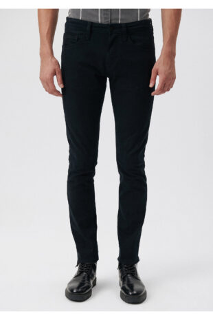 جین سیاه فاق نرمال مردانه ماوی | 42216291