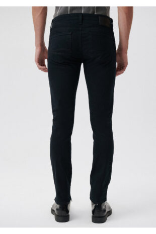 جین سیاه فاق نرمال مردانه ماوی | 42216291