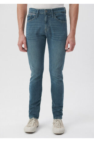 جین آبی فاق نرمال مردانه ماوی | 424