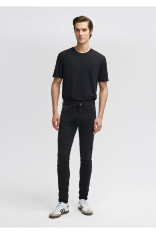 جین خاکستری فاق نرمال مردانه ماوی | 424