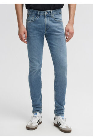 جین آبی فاق نرمال مردانه ماوی | 424