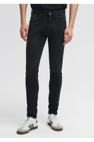 جین خاکستری فاق نرمال مردانه ماوی | 424