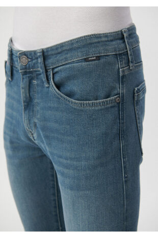 جین آبی فاق نرمال مردانه ماوی | 424