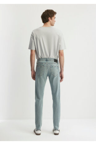 جین متالیک فاق نرمال مردانه ماوی | 424