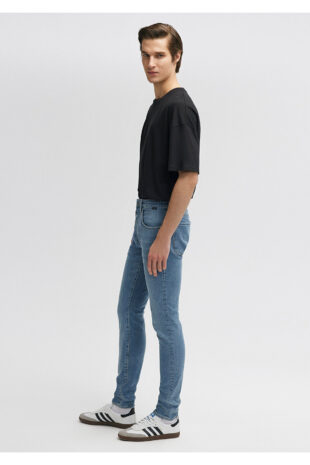 جین آبی فاق نرمال مردانه ماوی | 424