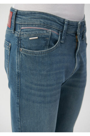 جین آبی فاق نرمال مردانه ماوی | 424