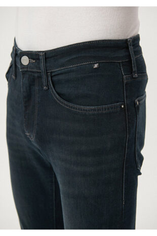 جین آبی فاق نرمال مردانه ماوی | 424