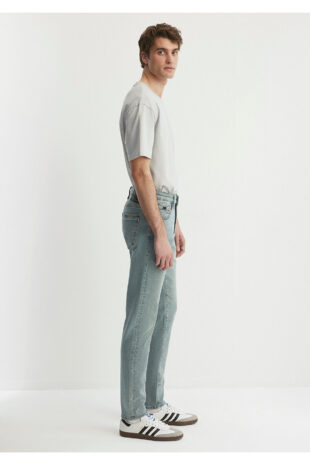 جین متالیک فاق نرمال مردانه ماوی | 424