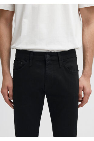 جین سیاه فاق نرمال مردانه ماوی | 424