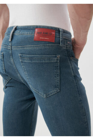 جین آبی فاق نرمال مردانه ماوی | 424