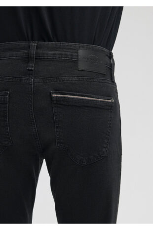 جین خاکستری فاق نرمال مردانه ماوی | 424