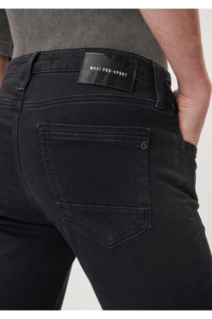 جین خاکستری فاق نرمال مردانه ماوی | 424