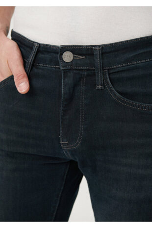 جین آبی فاق نرمال مردانه ماوی | 424