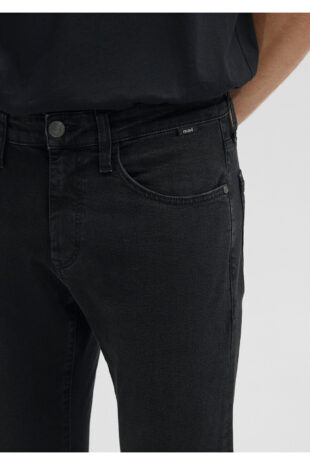 جین خاکستری فاق نرمال مردانه ماوی | 424