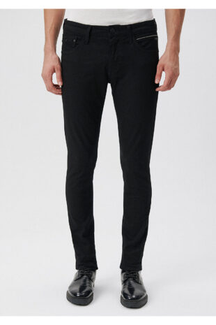 جین سیاه فاق نرمال مردانه ماوی | 42421319