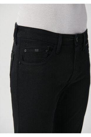 جین سیاه فاق نرمال مردانه ماوی | 42421319