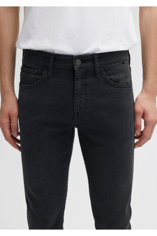 جین خاکستری فاق نرمال مردانه ماوی | 42434797