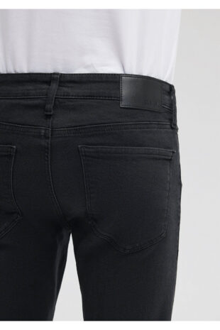 جین خاکستری فاق نرمال مردانه ماوی | 42434797