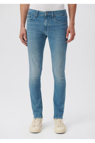 جین آبی فاق نرمال مردانه ماوی | 424