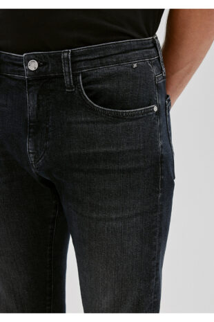 جین سیاه فاق نرمال مردانه ماوی | 424