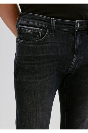 جین سیاه فاق نرمال مردانه ماوی | 424