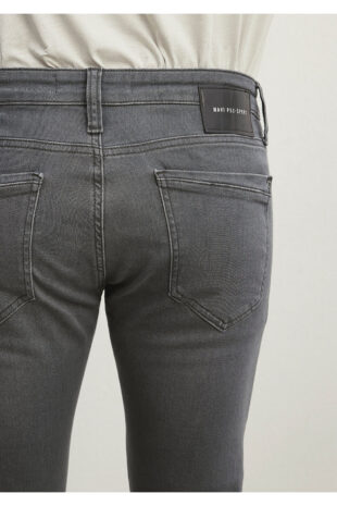 جین متالیک فاق نرمال مردانه ماوی | 424