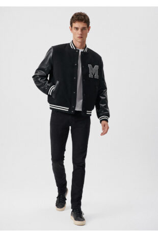 جین خاکستری فاق نرمال مردانه ماوی | 42432620