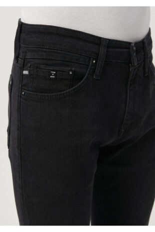 جین خاکستری فاق نرمال مردانه ماوی | 42432620