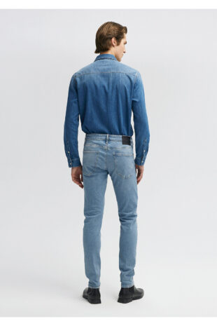 جین لاجورد فاق نرمال مردانه ماوی | 001070-33974