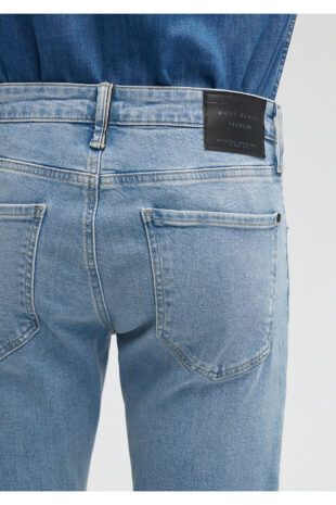 جین لاجورد فاق نرمال مردانه ماوی | 001070-33974