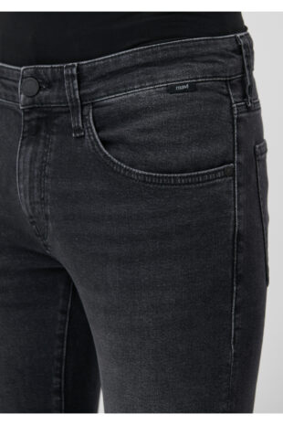 جین خاکستری فاق نرمال مردانه ماوی | 001070-34804