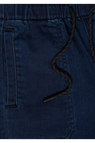 شلوار آبی فاق نرمال پسرانه ماوی | 60014