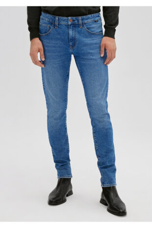 جین آبی فاق نرمال مردانه ماوی | 1070