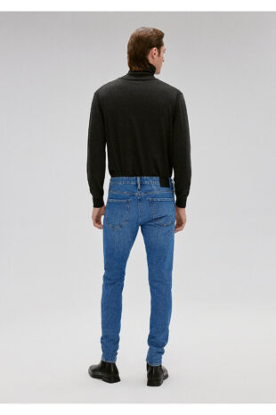 جین آبی فاق نرمال مردانه ماوی | 1070