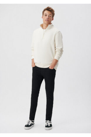 جین سیاه فاق نرمال مردانه ماوی | 762