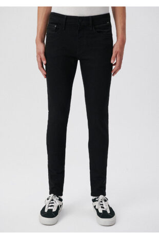 جین سیاه فاق نرمال مردانه ماوی | 762