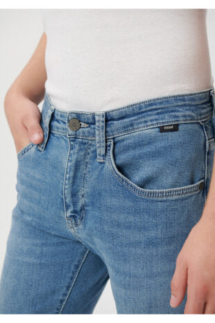 جین آبی فاق نرمال مردانه ماوی | 76229574