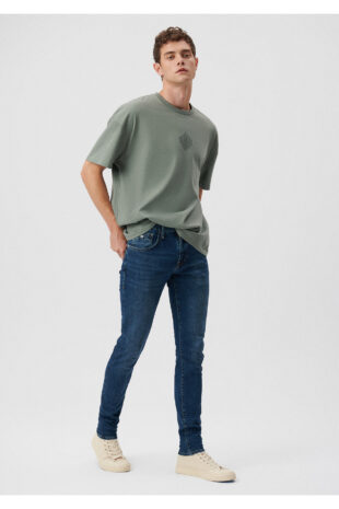 جین لاجورد فاق نرمال مردانه ماوی | TYCAC8V1LN169095903666823