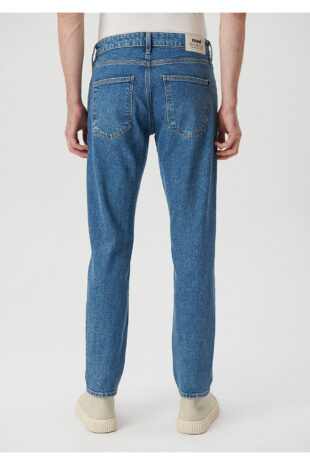 جین آبی فاق نرمال مردانه ماوی | 10172